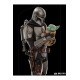 Star Wars The Mandalorian Art Scale Statue 1/10 Mandalorian & Grogu 22 cm