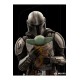 Star Wars The Mandalorian Art Scale Statue 1/10 Mandalorian & Grogu 22 cm