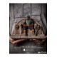 Star Wars The Mandalorian Deluxe Art Scale Statue 1/10 Boba Fett on Throne 18 cm