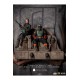 Star Wars The Mandalorian Deluxe Art Scale Statue 1/10 Boba Fett and Fennec on Throne 23 cm