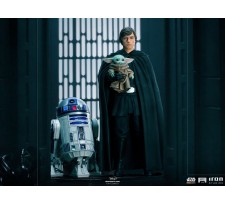 Star Wars The Mandalorian Luke Skywalker with R2-D2 and Grogu Legacy Replica 1/4 Statue 53 cm