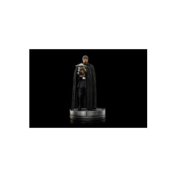 Star Wars The Mandalorian Art Scale Statue 1/10 Luke Skywalker and Grogu 21 cm