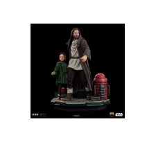 Star Wars: Obi-Wan Kenobi Deluxe Art Scale Statue 1/10 Obi-Wan and Young Leia 20 cm