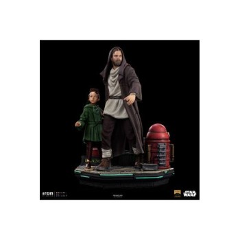 Star Wars: Obi-Wan Kenobi Deluxe Art Scale Statue 1/10 Obi-Wan and Young Leia 20 cm