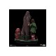 Star Wars: Obi-Wan Kenobi Deluxe Art Scale Statue 1/10 Obi-Wan and Young Leia 20 cm