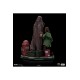 Star Wars: Obi-Wan Kenobi Deluxe Art Scale Statue 1/10 Obi-Wan and Young Leia 20 cm