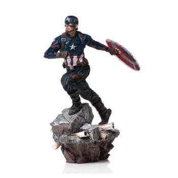 Avengers: Endgame Deluxe BDS Art Scale Statue 1/10 Captain America 21 cm