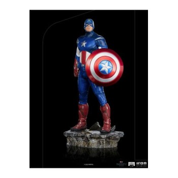 The Infinity Saga BDS Art Scale Statue 1/10 Captain America Battle of NY 23 cm