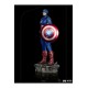 The Infinity Saga BDS Art Scale Statue 1/10 Captain America Battle of NY 23 cm