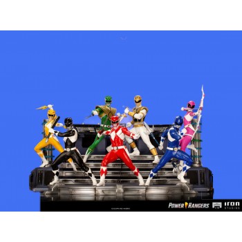Power Rangers BDS Art Scale Statue 1/10 Rangers Whole Set (without Zordon) 17 cm