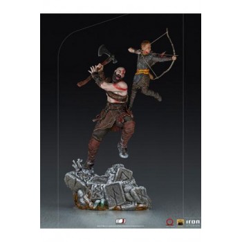 God of War BDS Art Scale Statue 1/10 Kratos and Atreus 34 cm