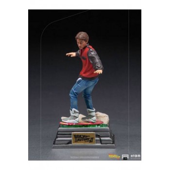 Back to the Future II Art Scale Statue 1/10 Marty McFly on Hoverboard 22 cm