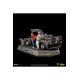 Back to the Future Art Scale Statue 1/10 DeLorean Full Set 23 cm