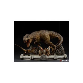 Jurassic Park Demi Art Scale Statue 1/20 The Final Scene 48 cm