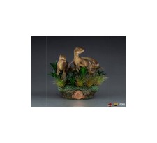 Jurassic Park Deluxe Art Scale Statue 1/10 Just The Two Raptors 20 cm