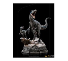 Jurassic World Dominion Deluxe Art Scale Statue 1/10 Blue and Beta 20 cm