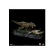 Jurassic Park Demi Art Scale Statue 1/20 T-Rex attacks Donald Gennaro 30 cm