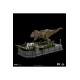 Jurassic Park Demi Art Scale Statue 1/20 T-Rex attacks Donald Gennaro 30 cm