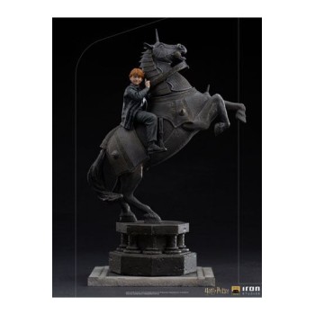 Harry Potter Deluxe Art Scale Statue 1/10 Ron Weasley at the Wizard Chess 35 cm