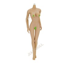 Jiaou Doll Version 3.0 1/6 Scale Female Body With Big Breast ​Wheat-Colored Skin