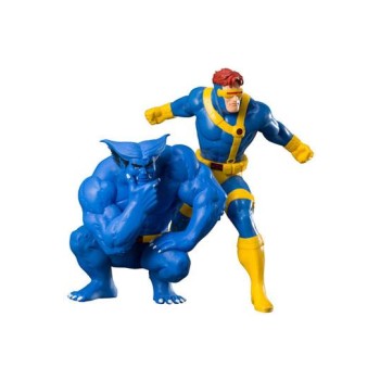 Marvel Universe ARTFX+ Statue 1/10 2-Pack Cyclops and Beast (X-Men  92) 16 cm