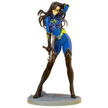 G.I. Joe Bishoujo PVC Statue 1/7 Baroness 25th Anniversary Blue Color Ver. 23 cm