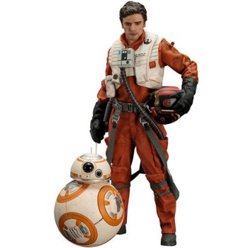 Star Wars Episode VII ARTFX+ Statue 1/10 2-Pack Poe Dameron & BB-8 7 - 18 cm