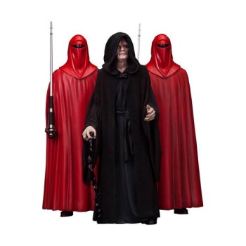 Star Wars PVC Statue 3-Pack 1/10 Emperor Palpatine & The Royal Guards 18 cm