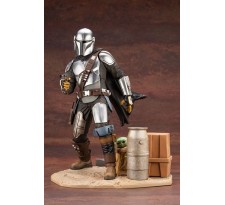 Star Wars The Mandalorian ARTFX Statue 1/7 Mandalorian and The Child 26 cm