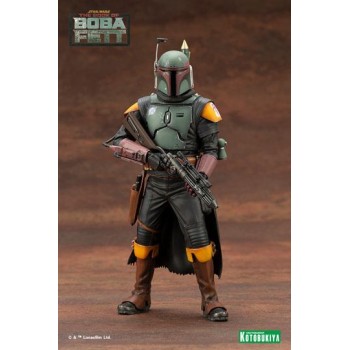 Star Wars: The Book of Boba Fett ARTFX+ PVC Statue 1/10 Boba Fett White Armor Version 18 cm