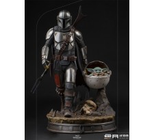 Star Wars The Mandalorian: The Mandalorian and The Child Legacy Replica 1/4 Scale Statue 56 cm