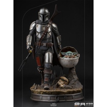 Star Wars The Mandalorian: The Mandalorian and The Child Legacy Replica 1/4 Scale Statue 56 cm