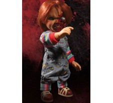 Child´s Play 3 Designer Series Talking Pizza Face Chucky 38 cm