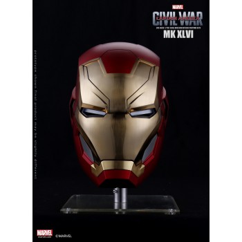 Marvel Iron Man MK46 1/1 Scale Limited Edition Helmet Metal Brushed Version