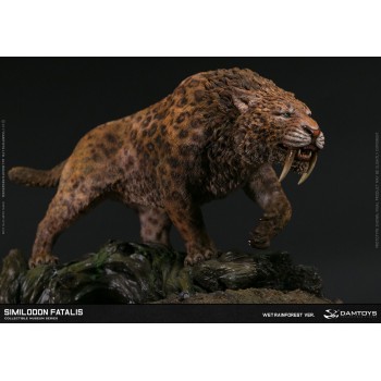 DAMTOYS MUSEUM SIMILODON FATALIS COLLECTIBLE STATUE WET RAINFOREST VERSION