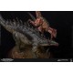 Gigantspinosaurus and Inner Mongolia Velociraptor Green Deluxe Edition