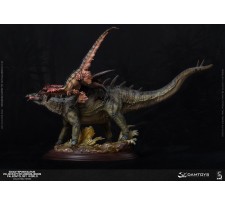 Gigantspinosaurus and Inner Mongolia Velociraptor Green Deluxe Edition