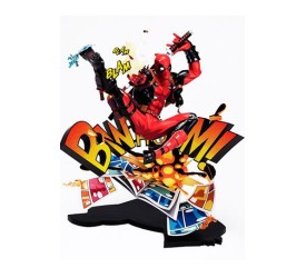 Marvel Comics PVC Statue Deadpool Breaking Th..