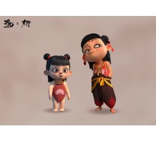 Ne Zha 2019 The Devil Is Coming Mini Figures Ne Zha Set