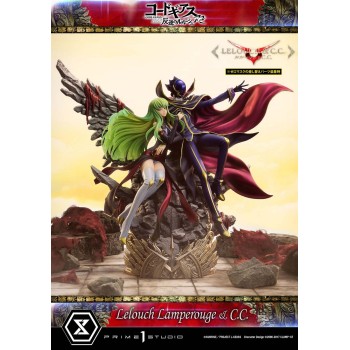 Code Geass: Lelouch of the Rebellion R2 - Lelouch Lamperouge and C.C. 1:6 Scale Statue