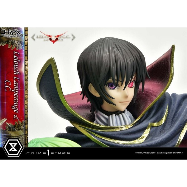 Code Geass: Lelouch of the Rebellion Lelouch vi Britannia and C.C Precious  G.E.M. Series Statue Set of 2