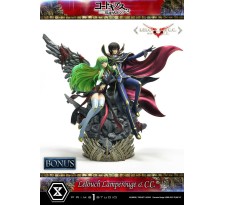 Code Geass: Lelouch of the Rebellion R2 - Lelouch Lamperouge and C.C. 1:6 Scale Statue Bonus Version