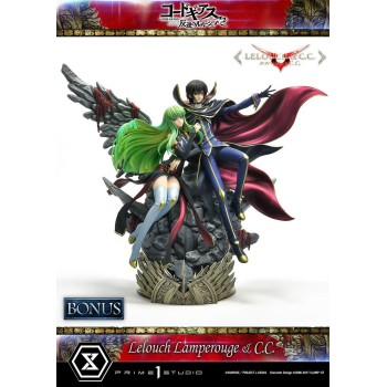 Code Geass: Lelouch of the Rebellion R2 - Lelouch Lamperouge and C.C. 1:6 Scale Statue Bonus Version