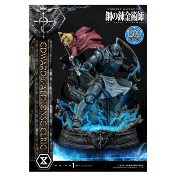 Fullmetal Alchemist Statue 1/6 Edward and Alphonse Elric Deluxe Version 56 cm