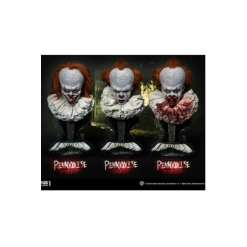 Stephen Kings It 2017 Busts 3-Pack 1/2 Pennywise Serious, Dominant and Surprised 42 cm