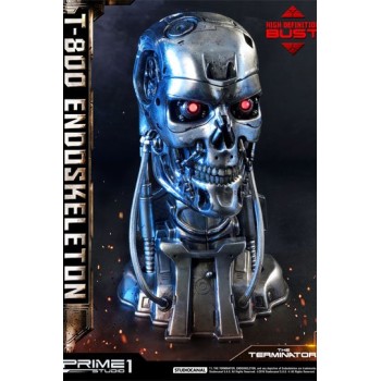 The Terminator High Definition Bust 1/2 T-800 Endoskeleton Head 22 cm