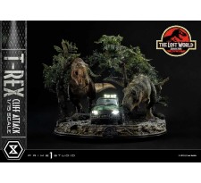 Jurassic Park The Lost World T-Rex Cliff Attack 1/15 Scale Statue