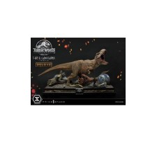 Jurassic World: Fallen Kingdom Statue 1/15 T-Rex and Carnotaurus Deluxe Version 90 cm