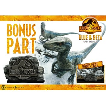 Jurassic World: Dominion Blue and Beta 1/6 Scale Statue Bonus Version