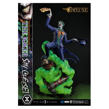 DC Comics Statue 1/3 The Joker Say Cheese Deluxe Version 99 cm